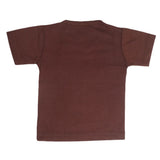 Boys Half Sleeves T-Shirt  - Brown, Kids, Boys T-Shirts, Chase Value, Chase Value