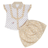 Girls Skirt Suit - Beige, Kids, Girls Sets And Suits, Chase Value, Chase Value