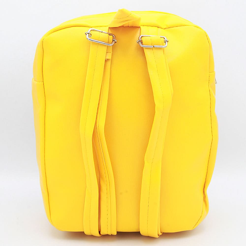 Girls Backpack (7572F) - Yellow, Kids, School And Laptop Bags, Chase Value, Chase Value
