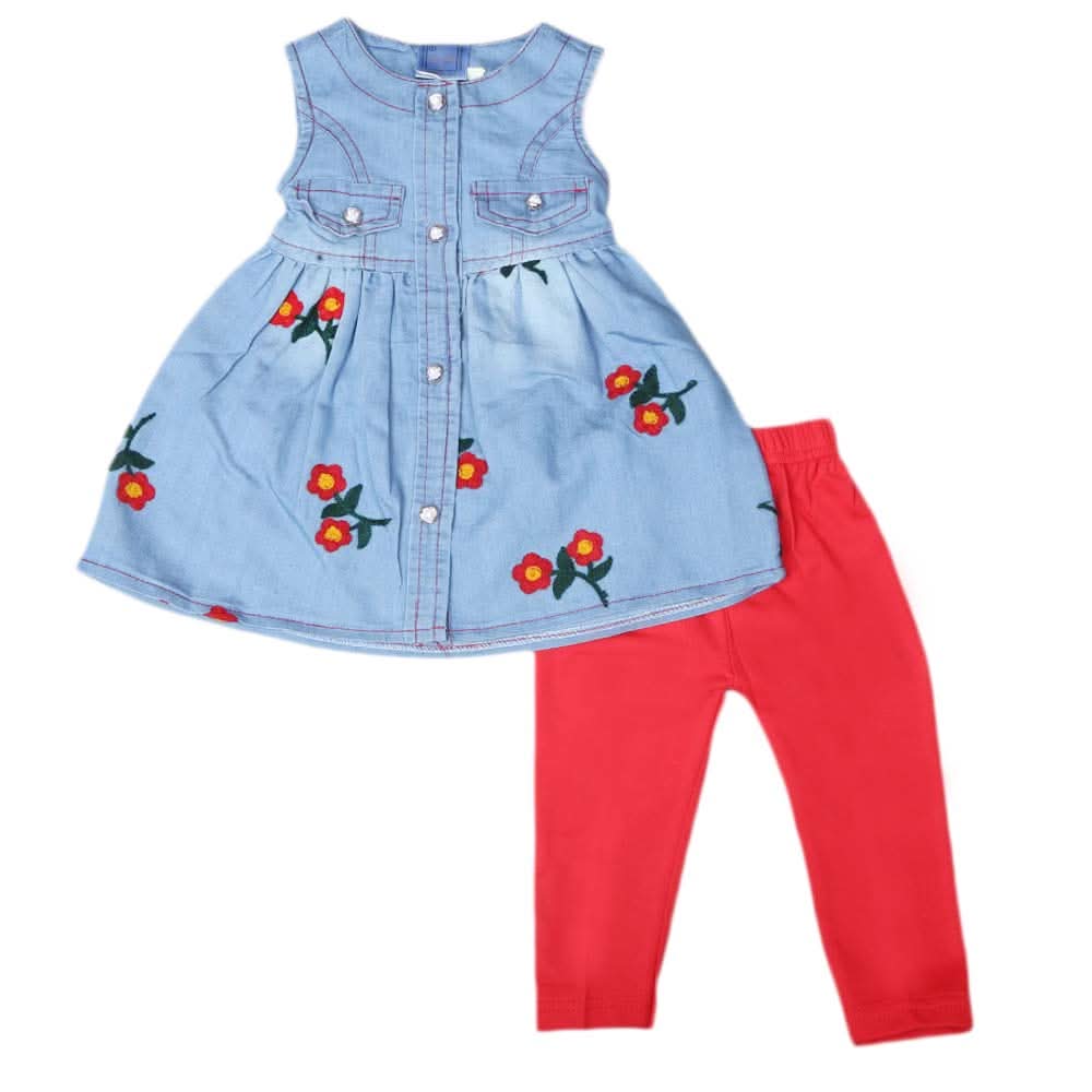 Newborn Girls Frock suit - Blue, Kids, NB Girls Frocks, Chase Value, Chase Value