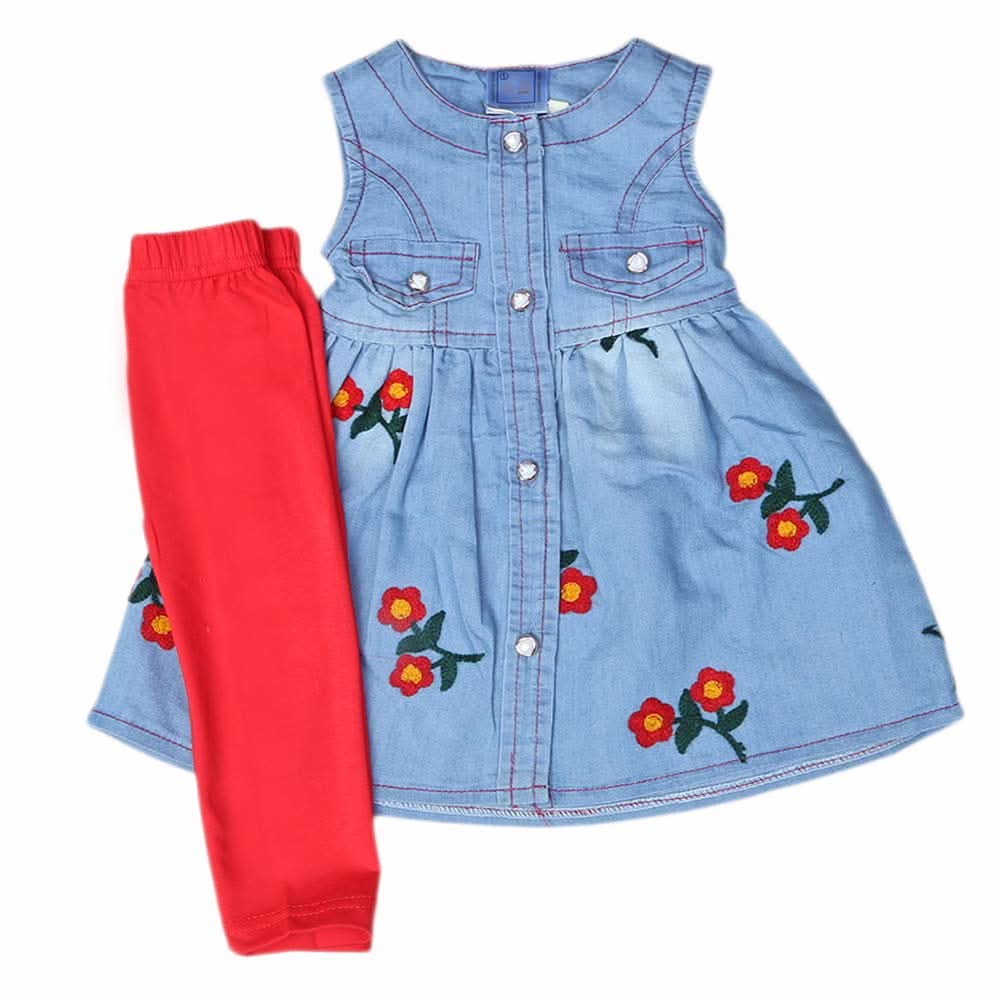 Newborn Girls Frock suit - Blue, Kids, NB Girls Frocks, Chase Value, Chase Value