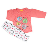 Newborn Girls Full Sleeves Suit - Dark Pink, Newborn Girls Sets & Suits, Chase Value, Chase Value