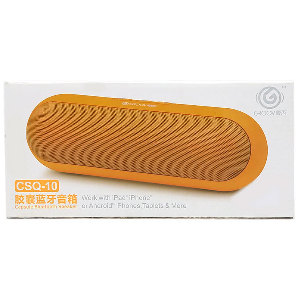 Bluetooth Speaker Groov - Orange, Home & Lifestyle, Others Mob. Accessories, Chase Value, Chase Value