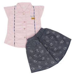 Girls Skirt Suit - Pink, Kids, Girls Sets And Suits, Chase Value, Chase Value