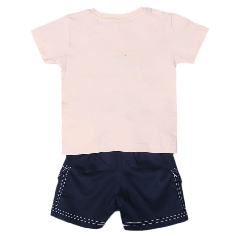 Newborn boys 2pcs Suit - Peach, Kids, NB Boys Sets And Suits, Chase Value, Chase Value