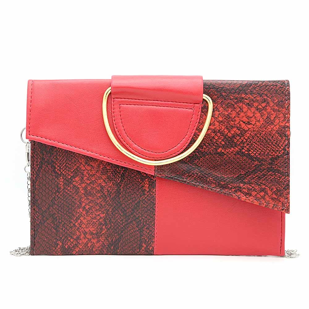 Women's Clutch K-2089 - Red, Women, Clutches, Chase Value, Chase Value