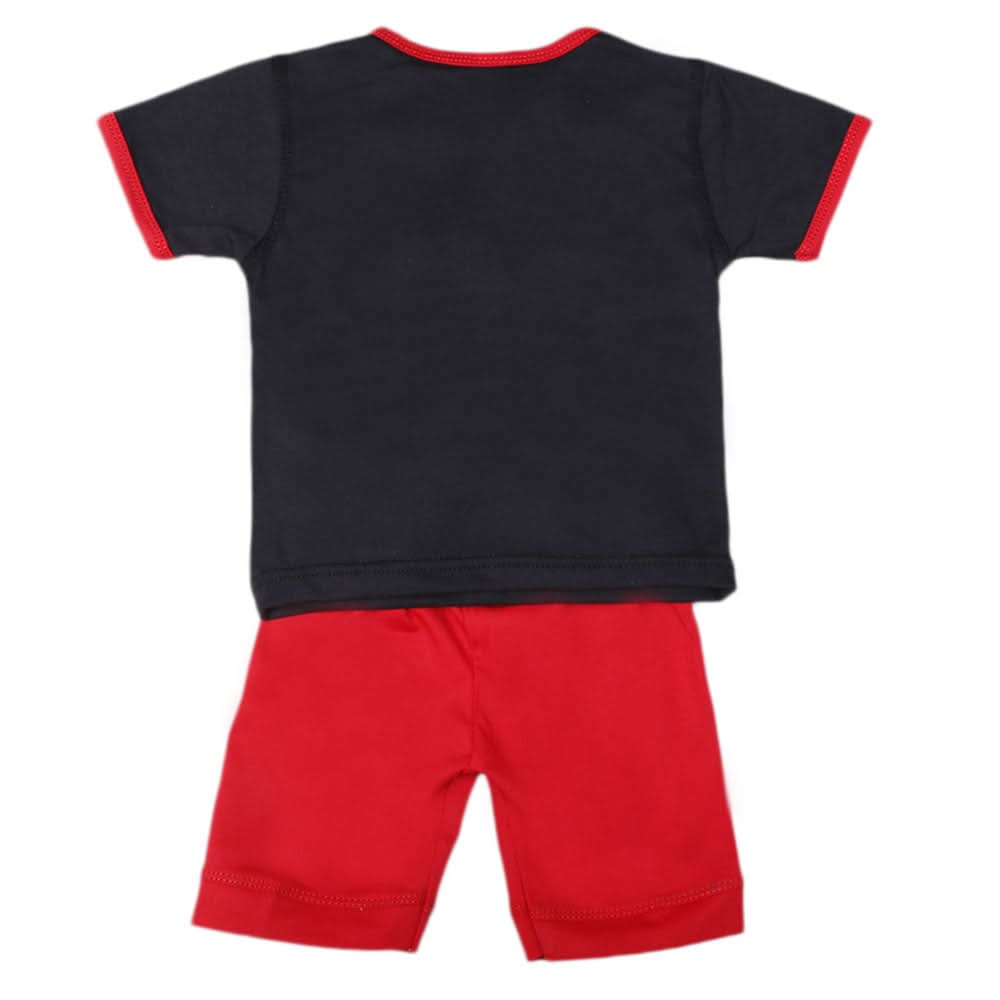 Boys Half Sleeves Suit 1810 - Black, Kids, Boys Sets And Suits, Chase Value, Chase Value