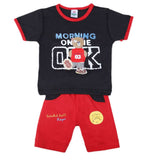 Boys Half Sleeves Suit 1810 - Black, Kids, Boys Sets And Suits, Chase Value, Chase Value
