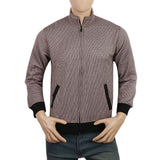 Men's Fleece Zip Jacket - Brown, Men, Jackets and Hoodies, Chase Value, Chase Value