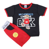 Boys Half Sleeves Suit 1810 - Black, Kids, Boys Sets And Suits, Chase Value, Chase Value