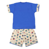 Boys Half Sleeves Suit 6B - 41 - Blue, Kids, Boys Sets And Suits, Chase Value, Chase Value