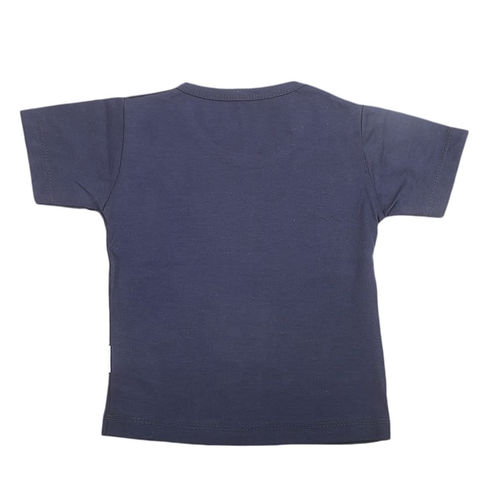 Boys Half Sleeves T-Shirt  - Navy Blue, Kids, Boys T-Shirts, Chase Value, Chase Value