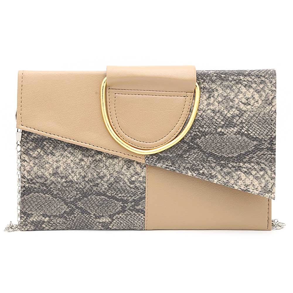 Women's Clutch K-2089 - Light Brown, Women, Clutches, Chase Value, Chase Value