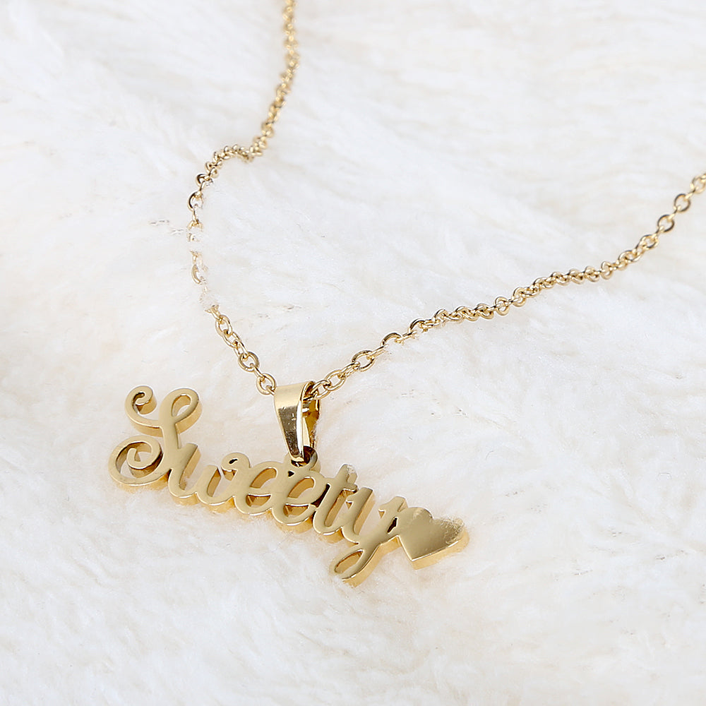 Name Locket Chain Golden Sweety Chase Value