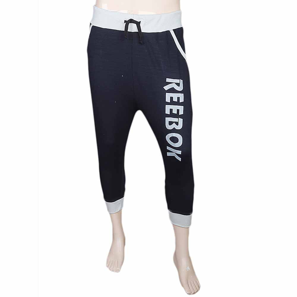 Men's Plain 3 Quarter Shorts - Navy Blue, Men, Shorts, Chase Value, Chase Value