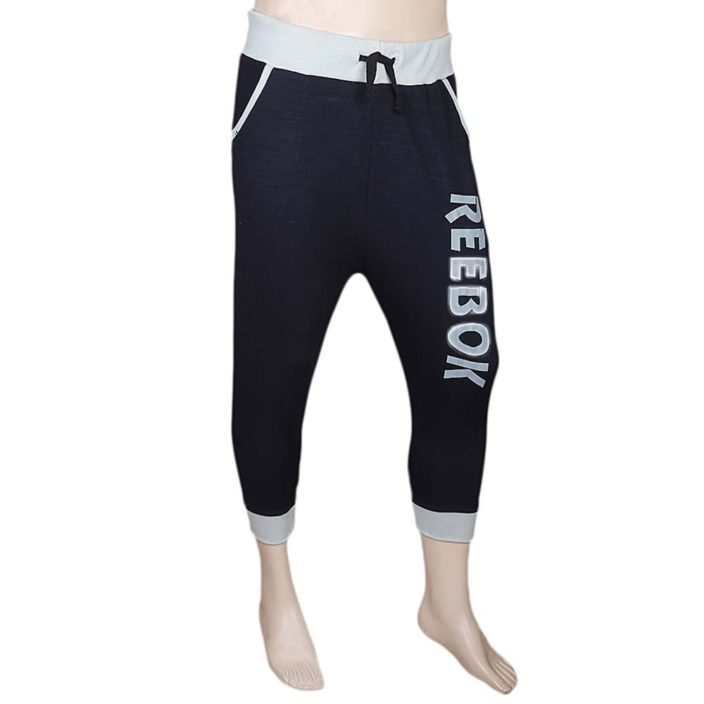 Men's Plain 3 Quarter Shorts - Navy Blue, Men, Shorts, Chase Value, Chase Value