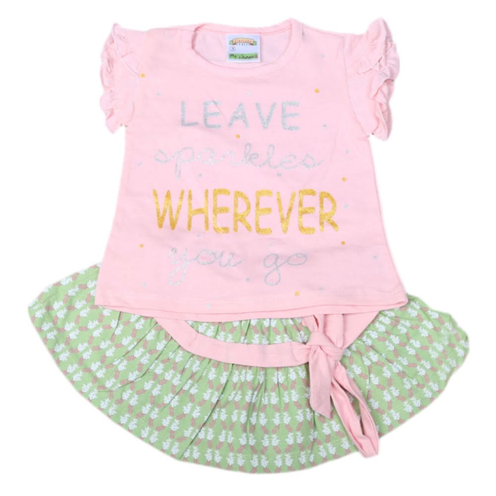 Newborn Girls 2pcs Suit - Pink, Kids, NB Girls Sets And Suits, Chase Value, Chase Value