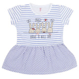Girls Half Sleeves T-Shirt - Blue, Kids, Girls T-Shirts, Chase Value, Chase Value