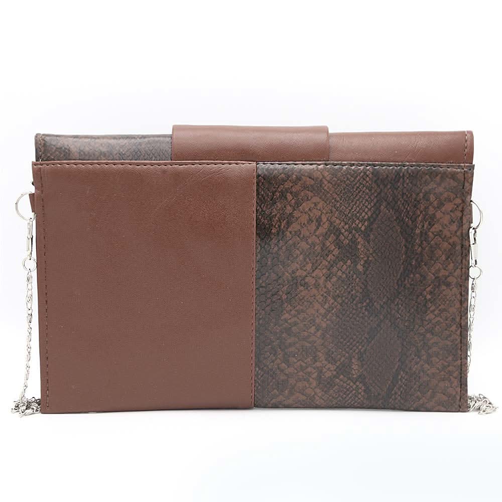 Women's Clutch K-2089 - Coffee, Women, Clutches, Chase Value, Chase Value