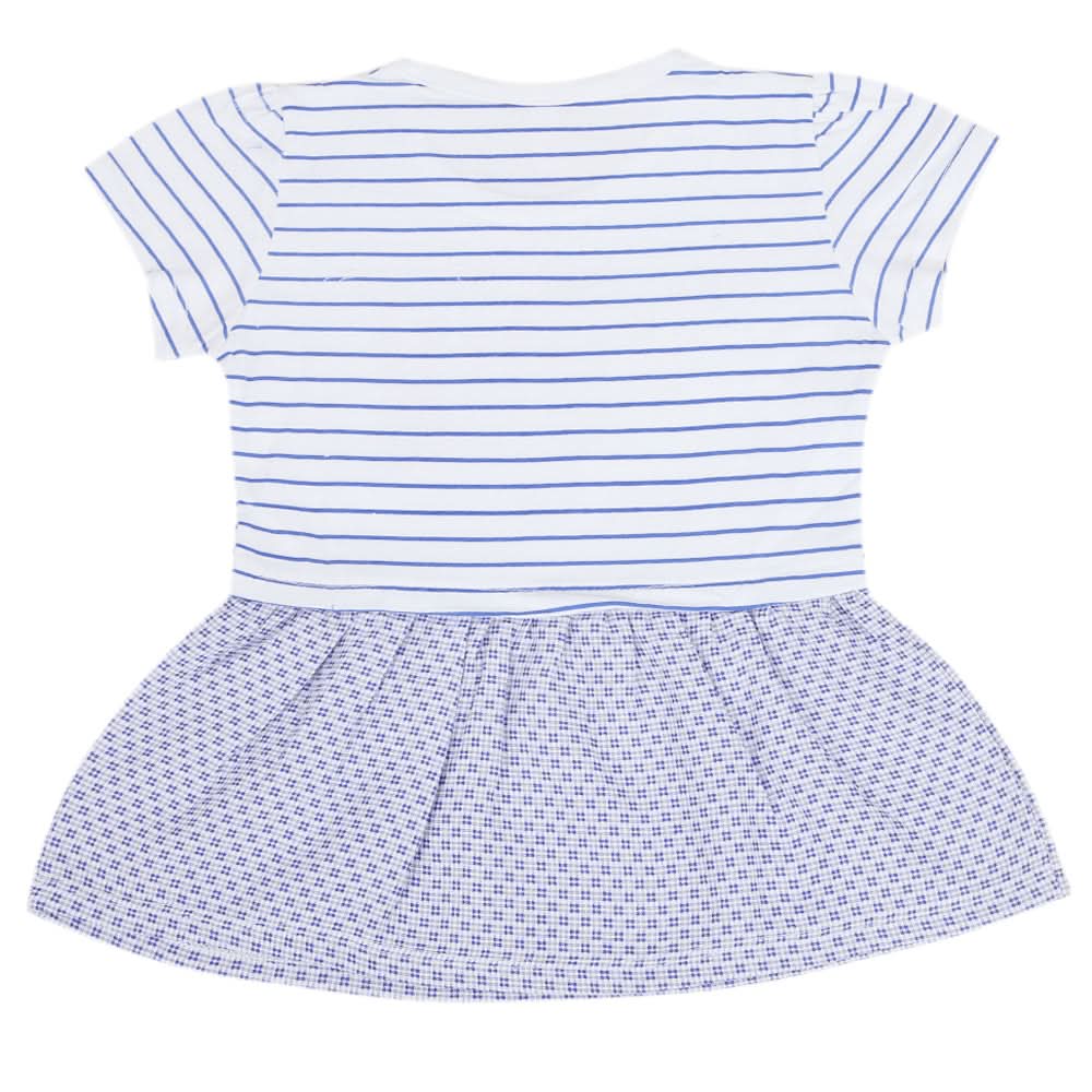 Girls Half Sleeves T-Shirt - Blue, Kids, Girls T-Shirts, Chase Value, Chase Value