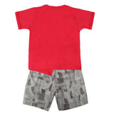 Boys Half Sleeves Suit 6B-43 - Red, Kids, Boys Sets And Suits, Chase Value, Chase Value