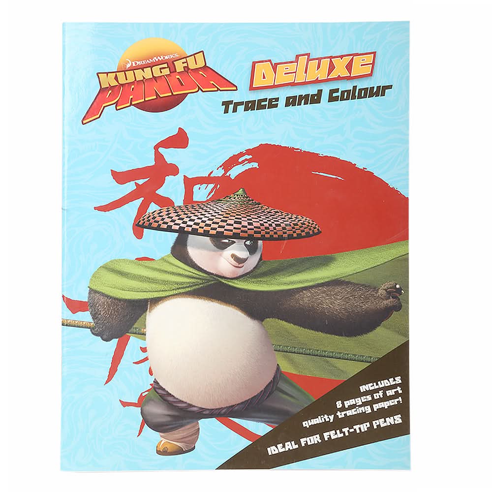 Delux Trace & Colour Kungfu Panda, Kids, Kids Colouring Books, 3 to 6 Years, Chase Value