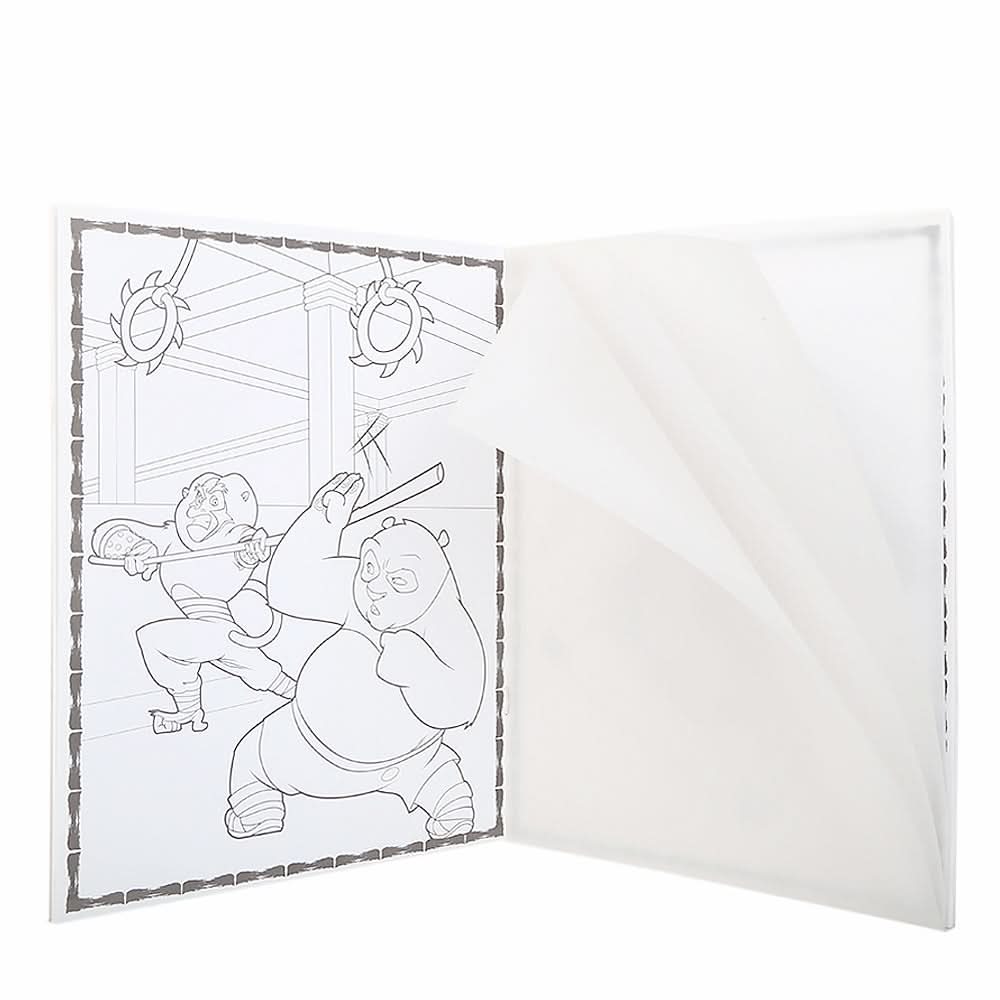Delux Trace & Colour Kungfu Panda, Kids, Kids Colouring Books, 3 to 6 Years, Chase Value