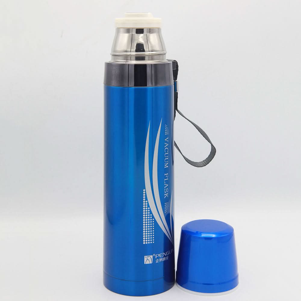 Steel Bottle Metallic 750ml - Blue, Home & Lifestyle, Glassware & Drinkware, Chase Value, Chase Value