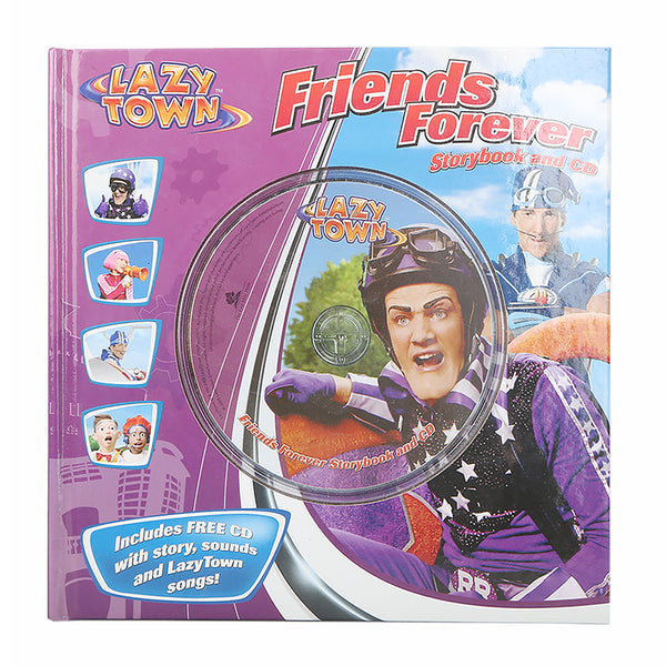 Lazy Town Friends Forever Story/CD, Kids, Kids Educational Books, 6 to 9 Years, Chase Value