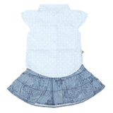 Newborn Girls 2pcs Suit - L-blue, Kids, NB Girls Sets And Suits, Chase Value, Chase Value
