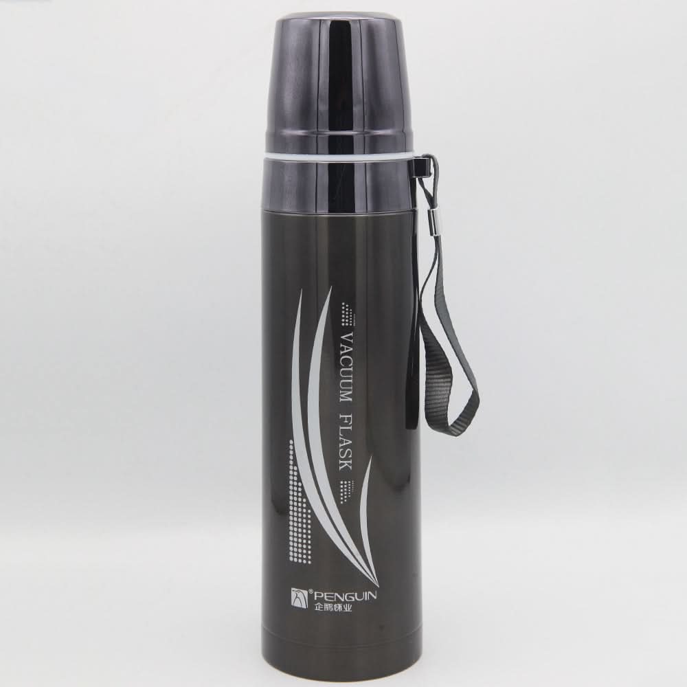 Steel Bottle Metallic 750ml - Black, Home & Lifestyle, Glassware & Drinkware, Chase Value, Chase Value