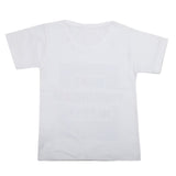 Boys Half Sleeves T-Shirt  - White, Kids, Boys T-Shirts, Chase Value, Chase Value