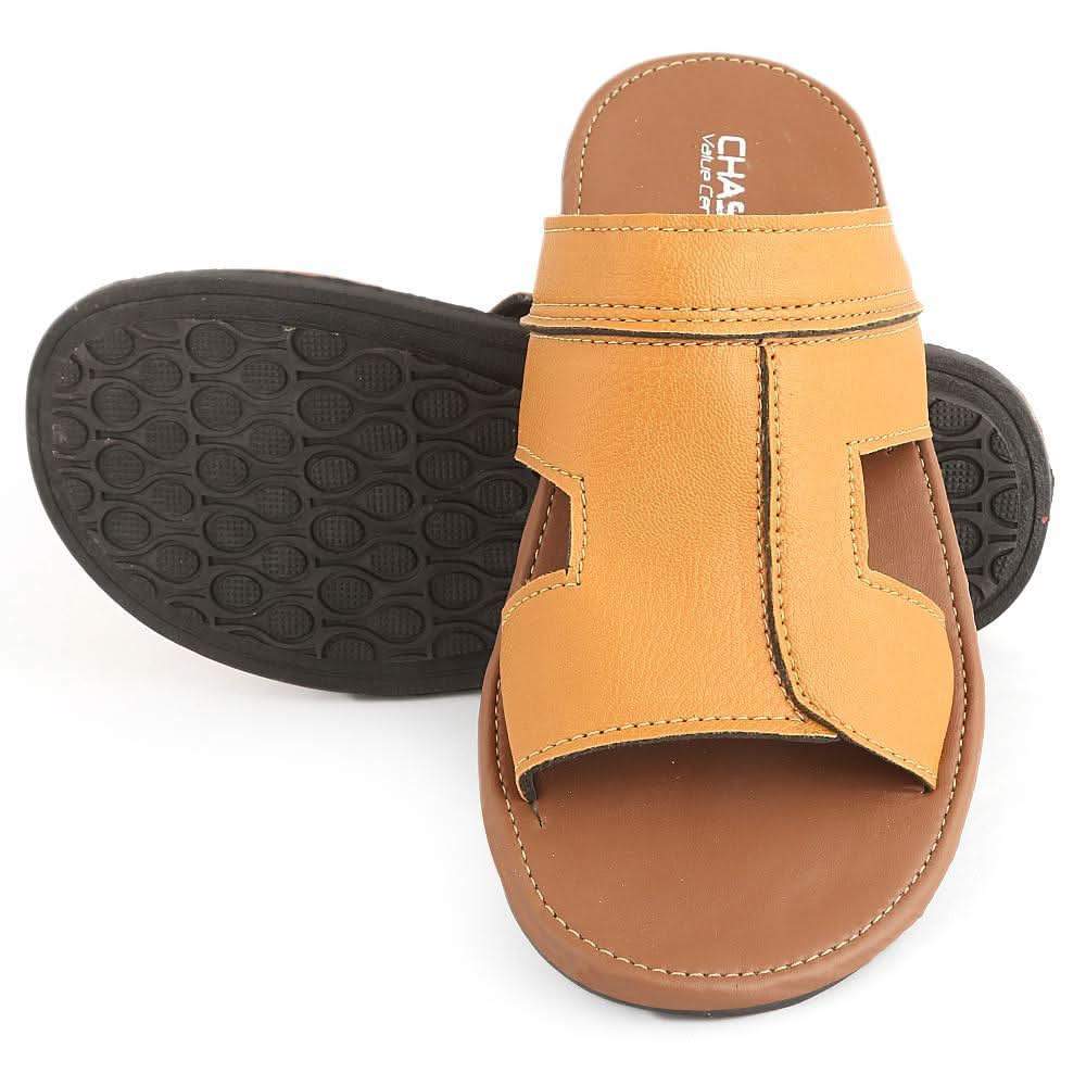 Men's Slippers (022) - Mustard - test-store-for-chase-value