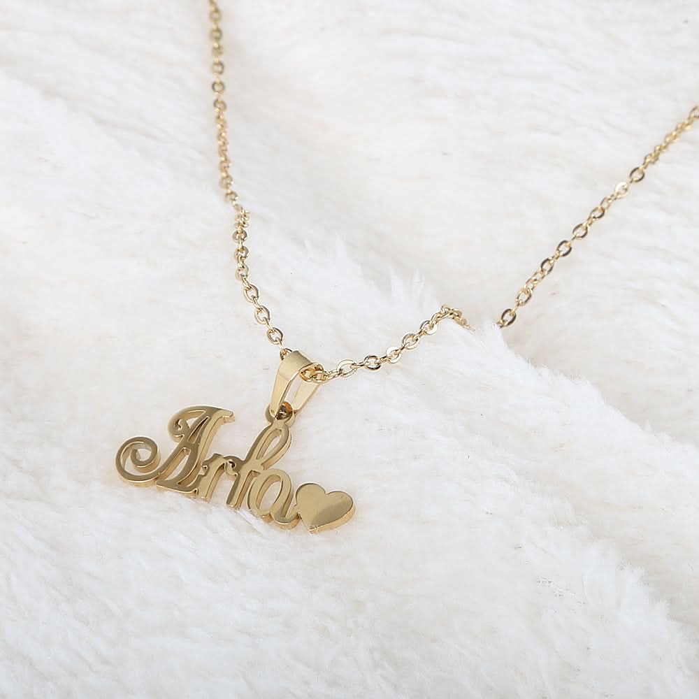 Name Locket Chain - Golden - (Arfa), Women, Chains & Lockets, Chase Value, Chase Value