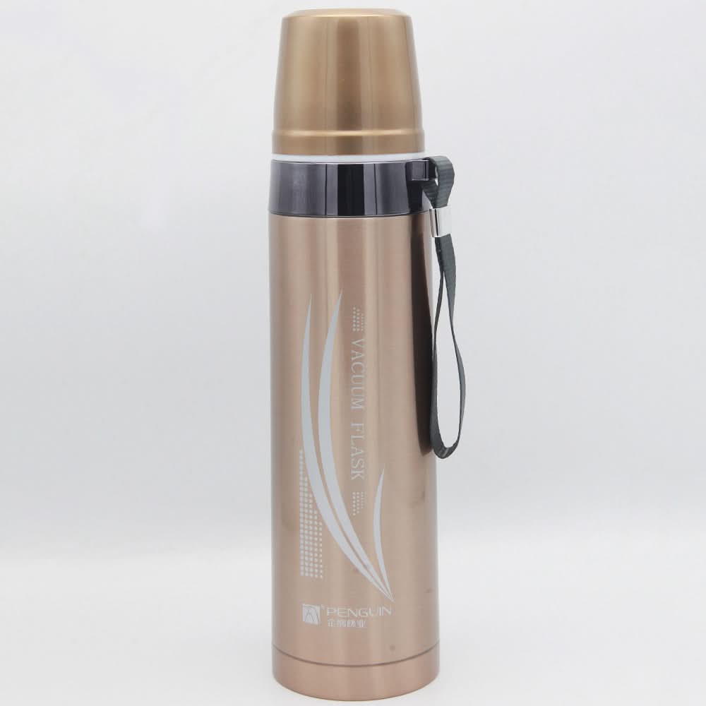Steel Bottle Metallic 750ml - Golden, Home & Lifestyle, Glassware & Drinkware, Chase Value, Chase Value
