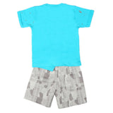 Boys Half Sleeves Suit 6B-43 - Blue, Kids, Boys Sets And Suits, Chase Value, Chase Value
