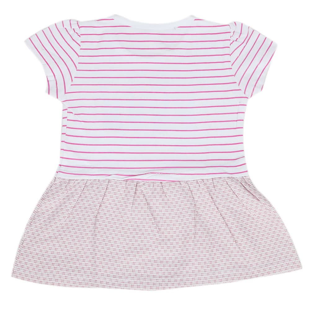 Girls Half Sleeves T-Shirt - Pink, Kids, Girls T-Shirts, Chase Value, Chase Value