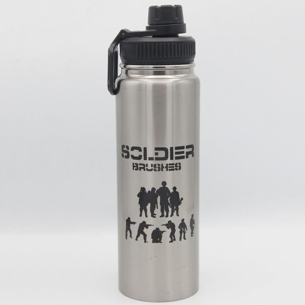 Bottle Soldier 1000ML - Silver, Home & Lifestyle, Glassware & Drinkware, Chase Value, Chase Value