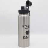 Bottle Soldier 1000ML - Silver, Home & Lifestyle, Glassware & Drinkware, Chase Value, Chase Value