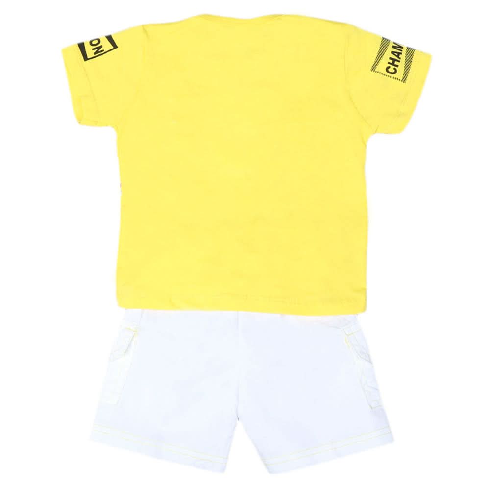Newborn boys 2pcs Suit - Yellow, Kids, NB Boys Sets And Suits, Chase Value, Chase Value