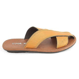 Men's Slippers (SK-011) - Mustard - test-store-for-chase-value