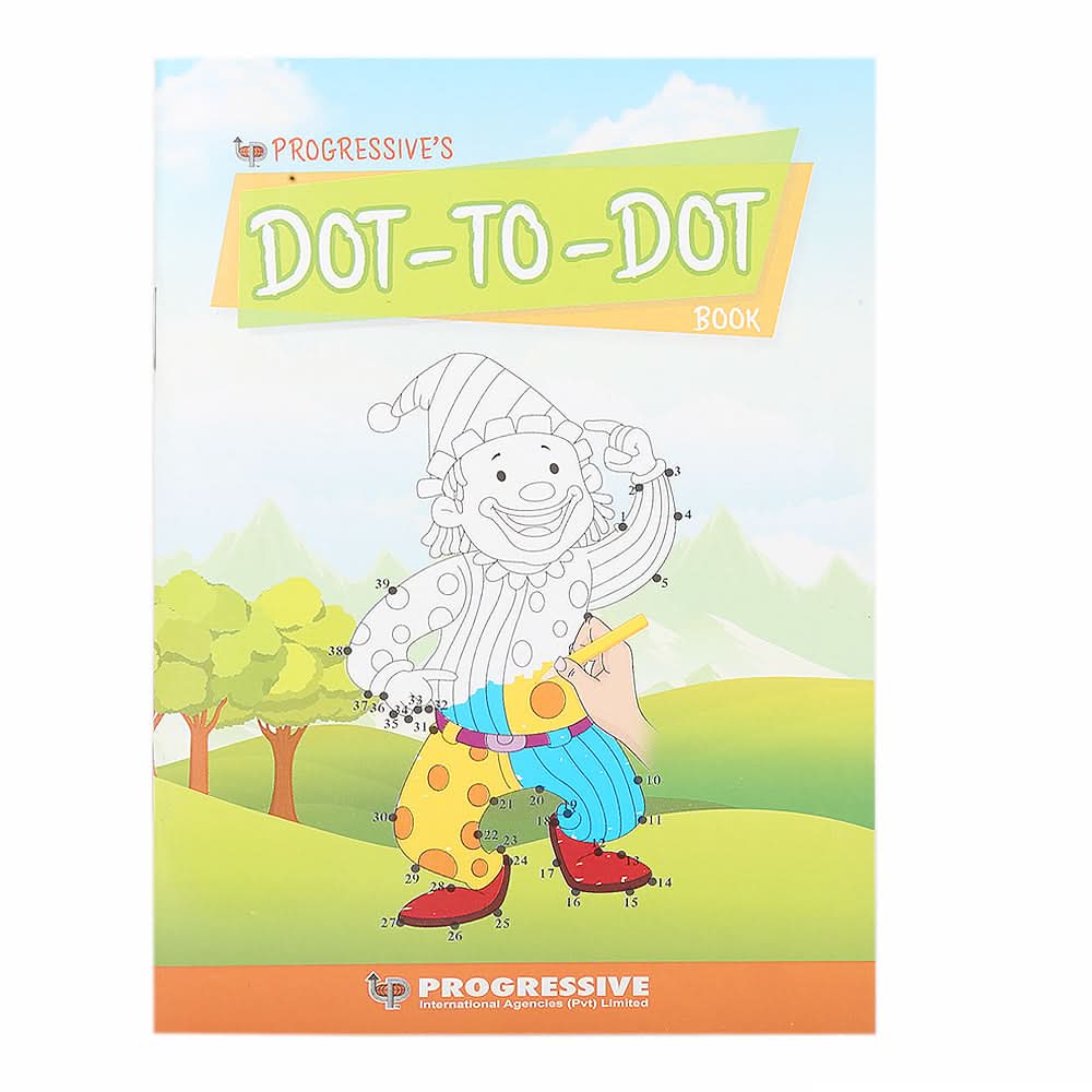 Progress Dot to Dot Green, Kids, Kids Colouring Books, 3 to 6 Years, Chase Value