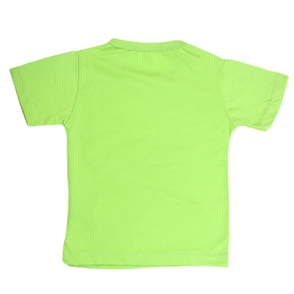 Boys Half Sleeves T-Shirt  - Green, Kids, Boys T-Shirts, Chase Value, Chase Value
