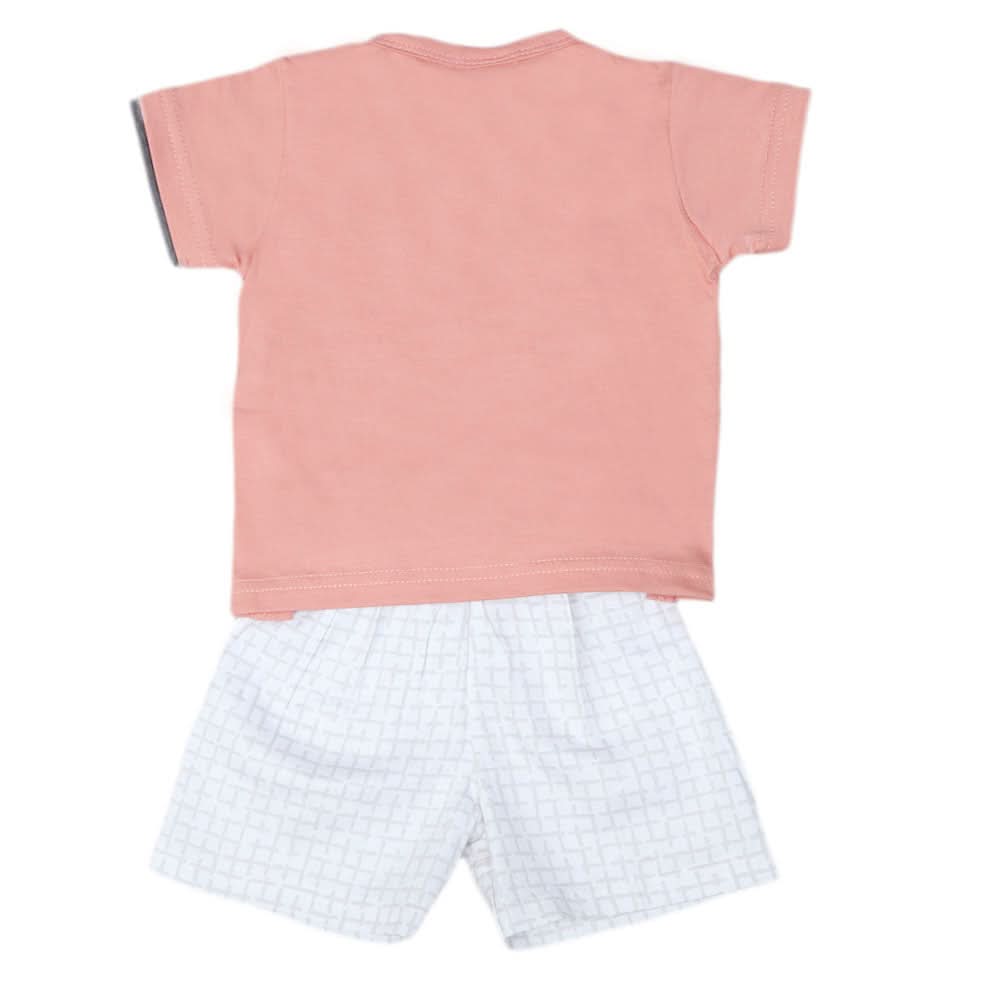 Newborn boys 2pcs Suit - Peach, Kids, NB Boys Sets And Suits, Chase Value, Chase Value