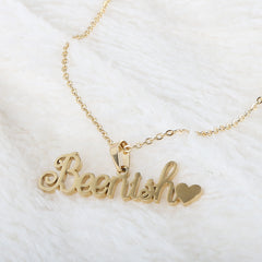 Name Locket Chain - Golden - (Beenish), Women, Chains & Lockets, Chase Value, Chase Value