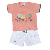 Newborn boys 2pcs Suit - Peach, Kids, NB Boys Sets And Suits, Chase Value, Chase Value
