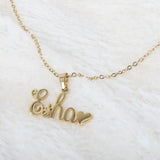 Name Locket Chain - Golden - (Esha), Women, Chains & Lockets, Chase Value, Chase Value