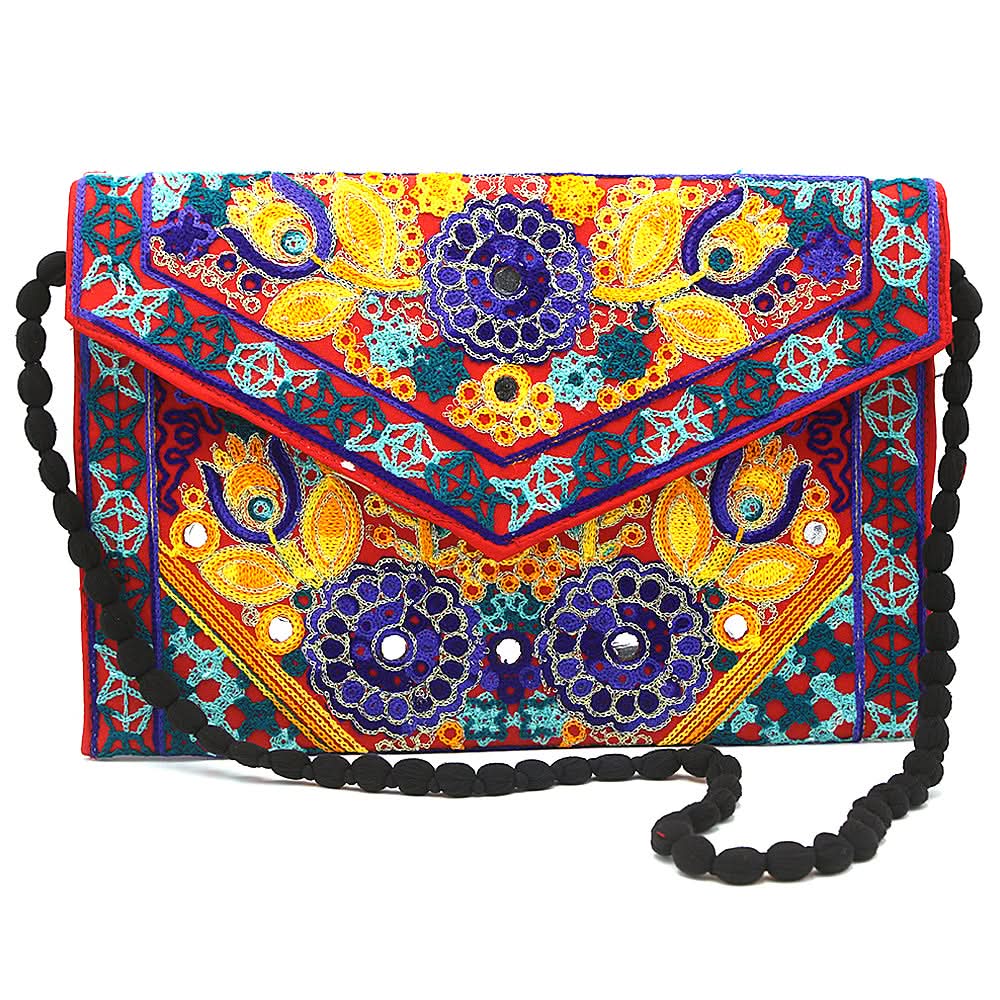 Women's Clutch 06-2 Flower - Multi, Women, Clutches, Chase Value, Chase Value