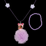 Girls Locket & Bracelet Set - Purple, Kids, Jewellery Sets, Chase Value, Chase Value