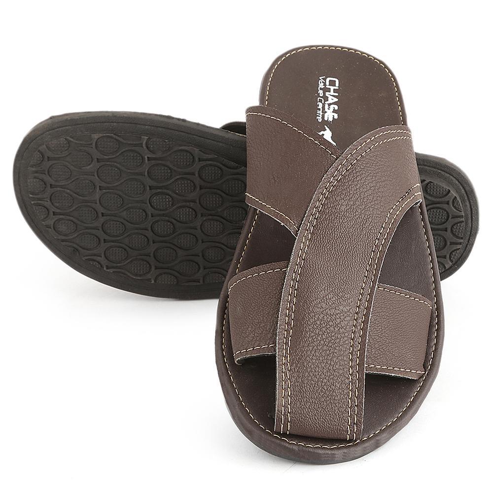 Men's Slippers (SK-011) - Brown - test-store-for-chase-value